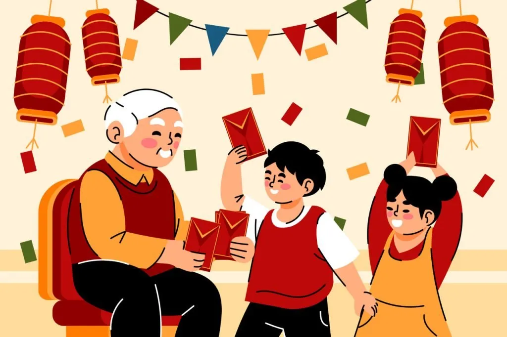 Red envelopes in China